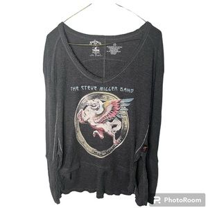 Freepeople oversized Steve Miller Band tee